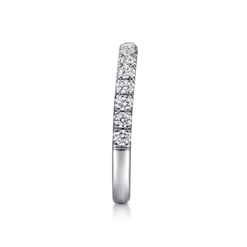14K White Gold Diamond Matching Wedding Band