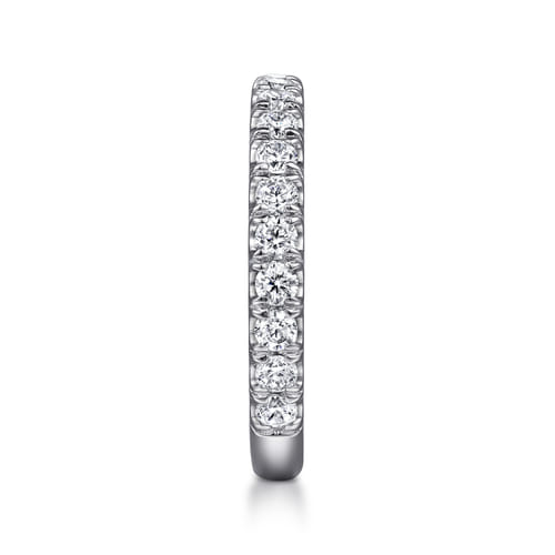 14K White Gold Diamond Matching Wedding Band