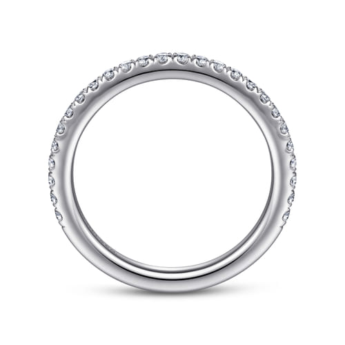 14K White Gold Diamond Matching Wedding Band