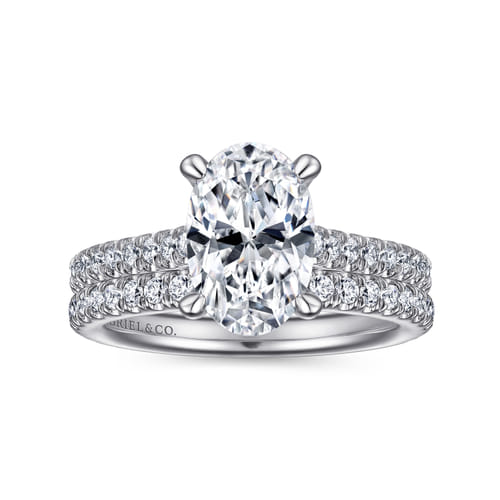 14K White Gold Diamond Matching Wedding Band