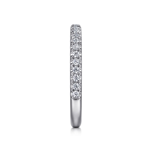 14K White Gold Diamond Matching Wedding Band