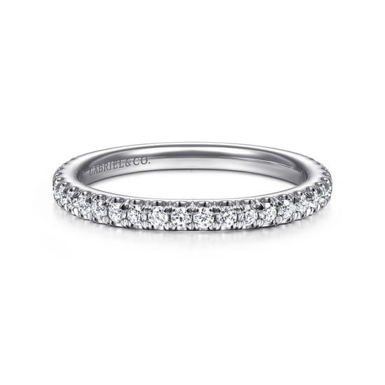 Gabriel - 14K White Gold Diamond Matching Wedding Band