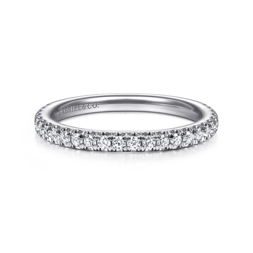 14K White Gold Diamond Matching Wedding Band 14K White Gold Diamond Matching Wedding Band