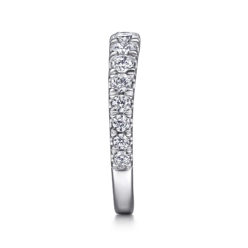 14K White Gold Diamond Matching Wedding Band 14K White Gold Diamond Matching Wedding Band