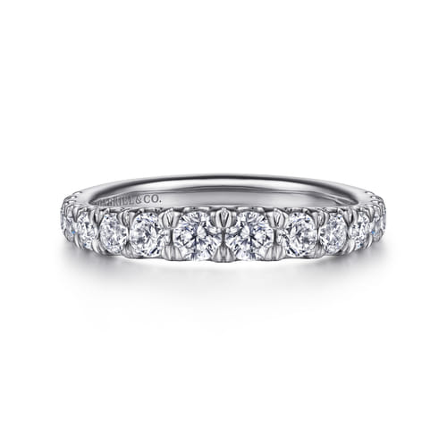 14K White Gold Diamond Matching Wedding Band