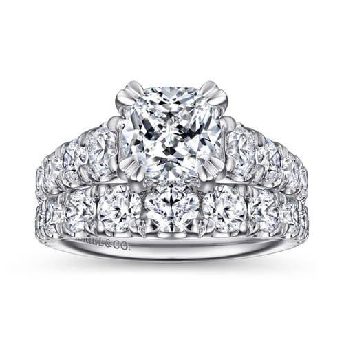 14K White Gold Diamond Matching Wedding Band