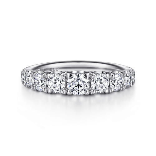 14K White Gold Diamond Matching Wedding Band 14K White Gold Diamond Matching Wedding Band