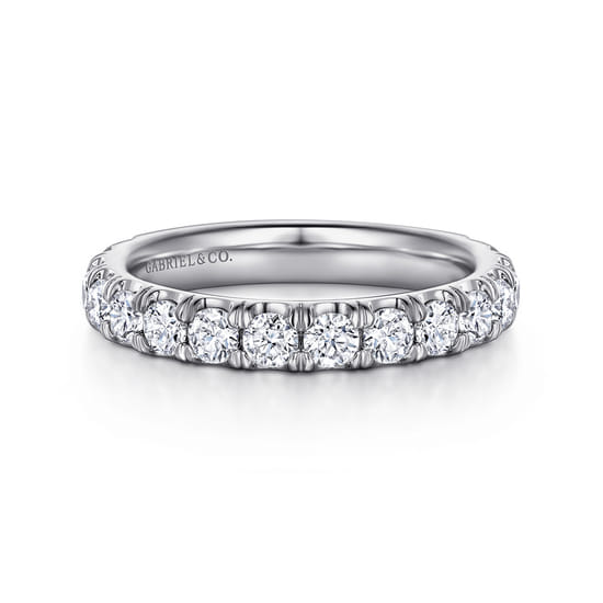 Gabriel - 14K White Gold Diamond Matching Wedding Band