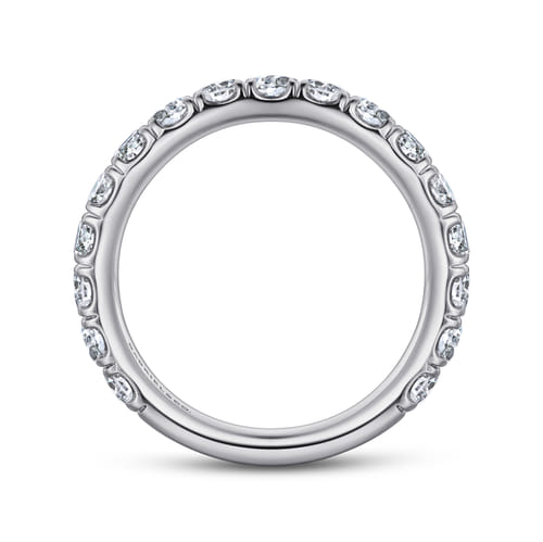 14K White Gold Diamond Matching Wedding Band