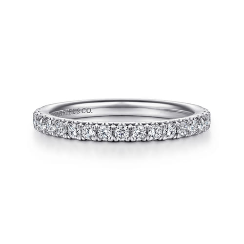 14K White Gold Diamond Matching Wedding Band