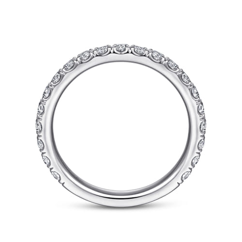14K White Gold Diamond Matching Wedding Band