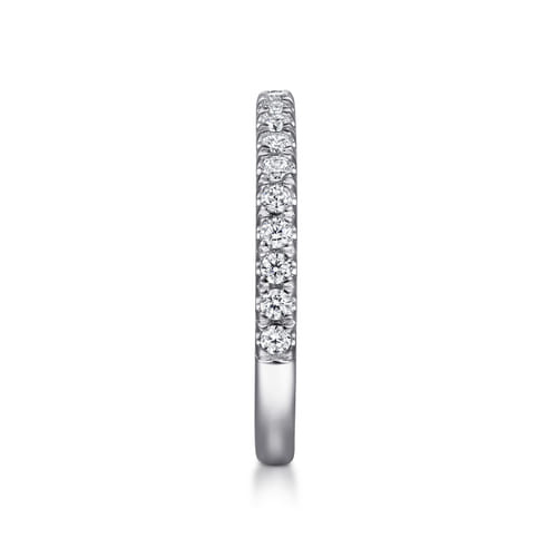 14K White Gold Diamond Matching Wedding Band