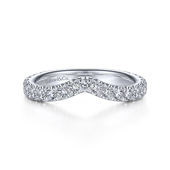 Gabriel - 14K White Gold Diamond Matching Wedding Band