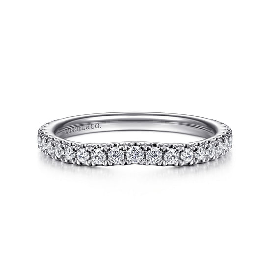 Gabriel - 14K White Gold Diamond Matching Wedding Band