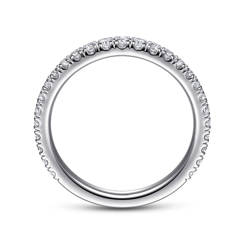 14K White Gold Diamond Matching Wedding Band