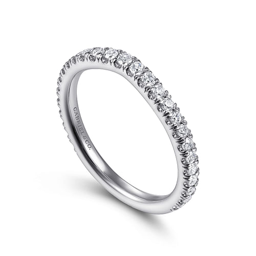 14K White Gold Diamond Matching Wedding Band