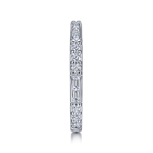 14K White Gold Diamond Matching Wedding Band