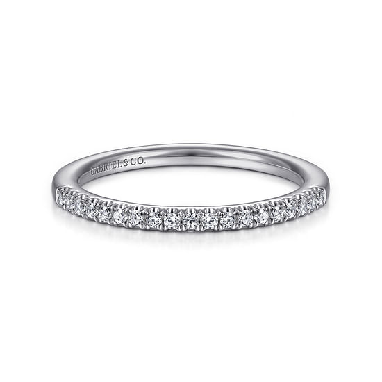 Gabriel - 14K White Gold Diamond Matching Wedding Band