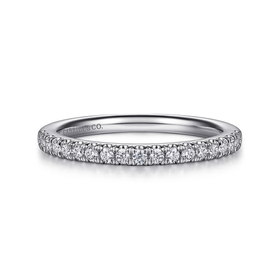 Gabriel - 14K White Gold Diamond Matching Wedding Band