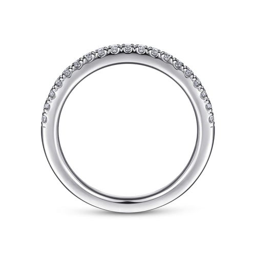 14K White Gold Diamond Matching Wedding Band