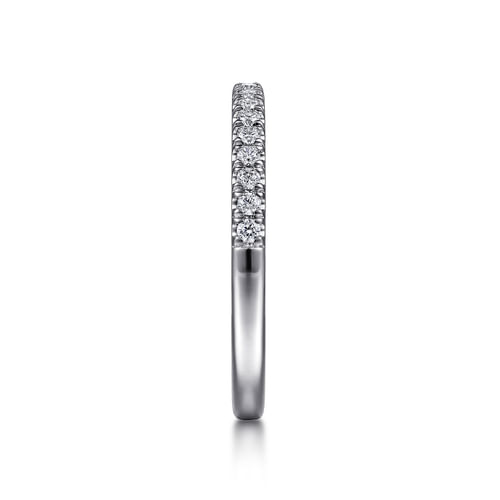 14K White Gold Diamond Matching Wedding Band