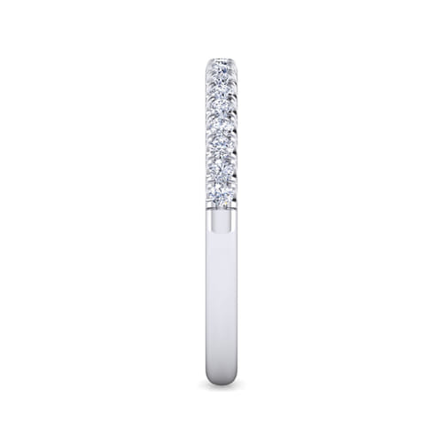 14K White Gold Diamond Matching Wedding Band