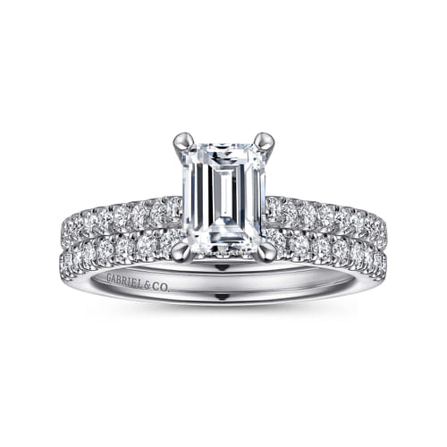 14K White Gold Diamond Matching Wedding Band 14K White Gold Diamond Matching Wedding Band