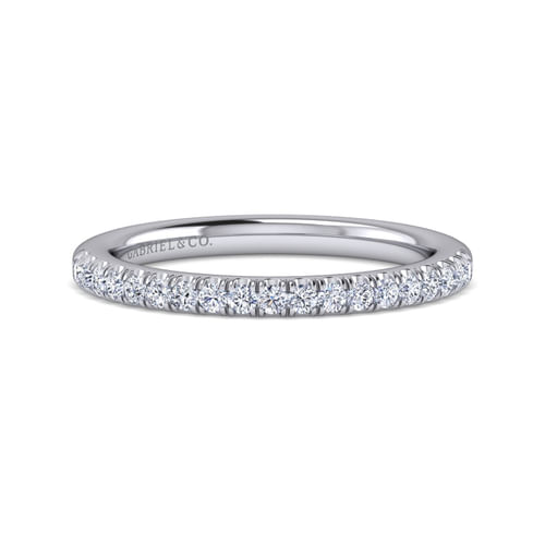 14K White Gold Diamond Matching Wedding Band