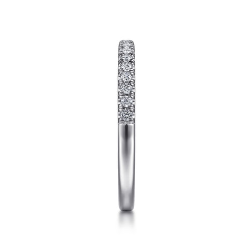 14K White Gold Diamond Matching Wedding Band