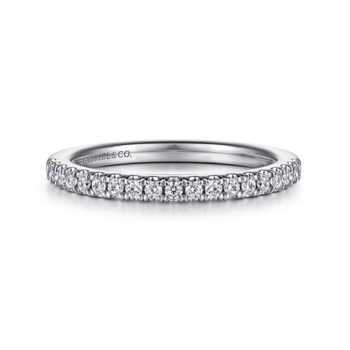 14K White Gold Diamond Matching Wedding Band