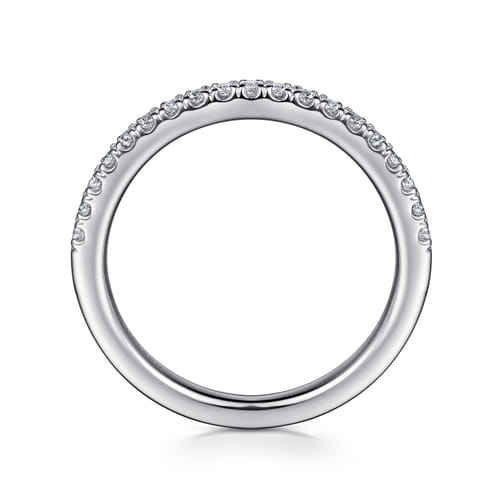 14K White Gold Diamond Matching Wedding Band