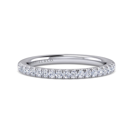 Gabriel - 14K White Gold Diamond Matching Wedding Band