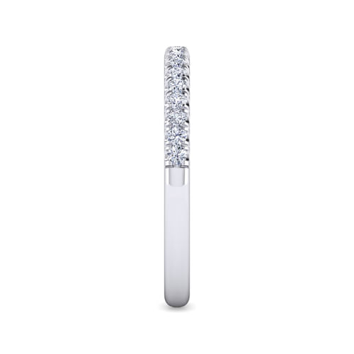 14K White Gold Diamond Matching Wedding Band