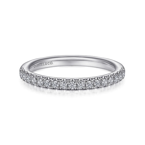 Gabriel - 14K White Gold Diamond Matching Wedding Band