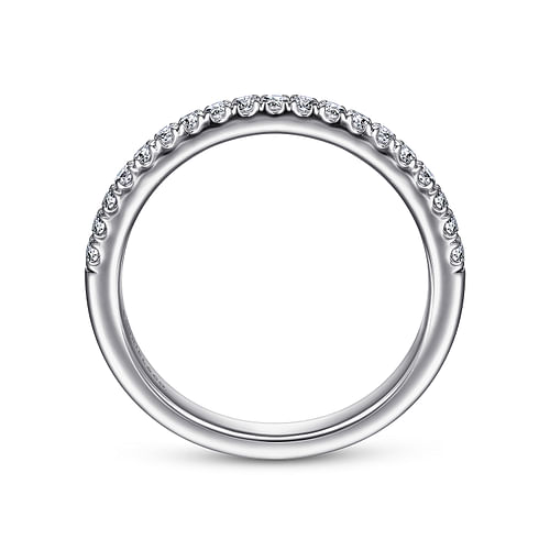 14K White Gold Diamond Matching Wedding Band