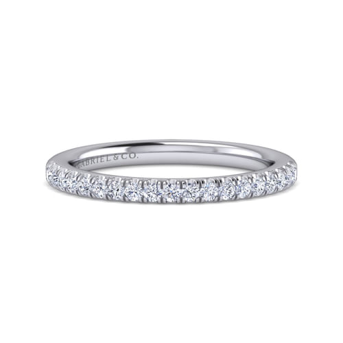 14K White Gold Diamond Matching Wedding Band