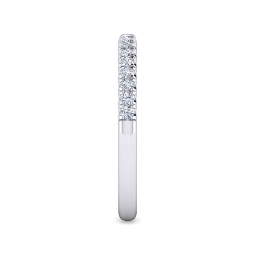 14K White Gold Diamond Matching Wedding Band