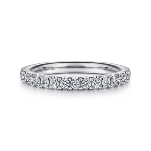 14K White Gold Diamond Matching Wedding Band