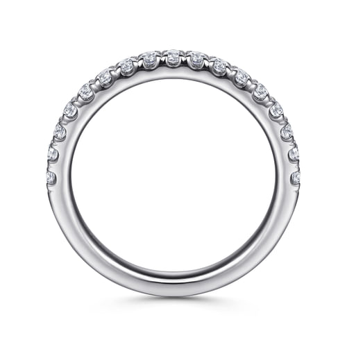 14K White Gold Diamond Matching Wedding Band