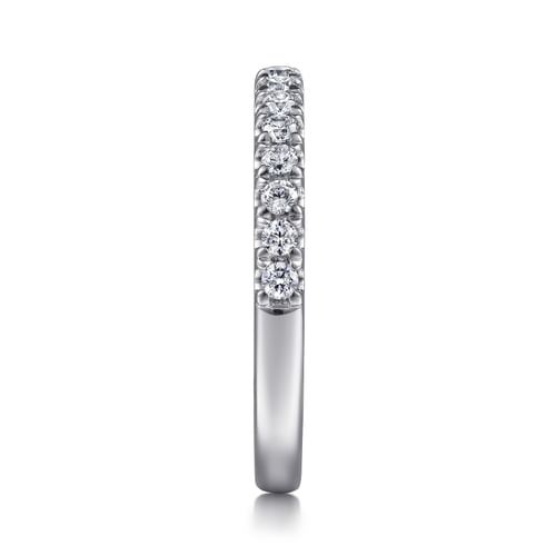 14K White Gold Diamond Matching Wedding Band