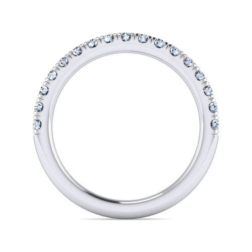 14K White Gold Diamond Matching Wedding Band