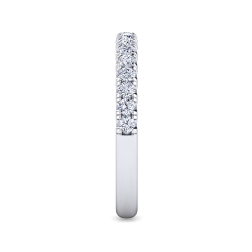 14K White Gold Diamond Matching Wedding Band