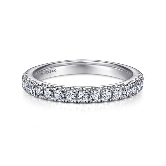 Gabriel - 14K White Gold Diamond Matching Wedding Band