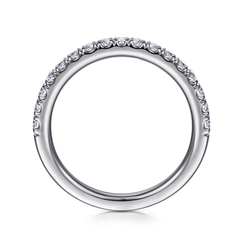 14K White Gold Diamond Matching Wedding Band