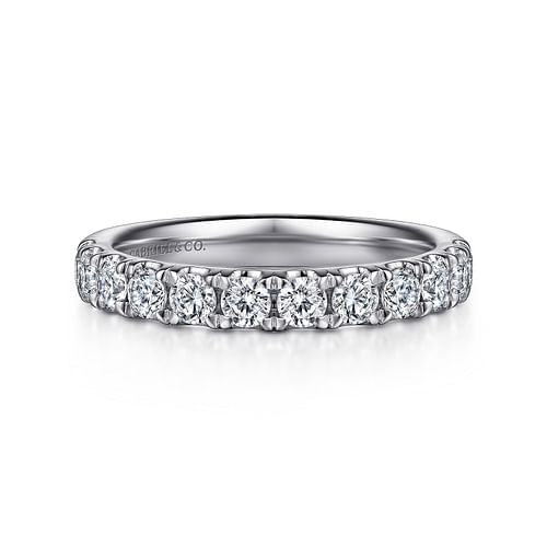 14K White Gold Diamond Matching Wedding Band