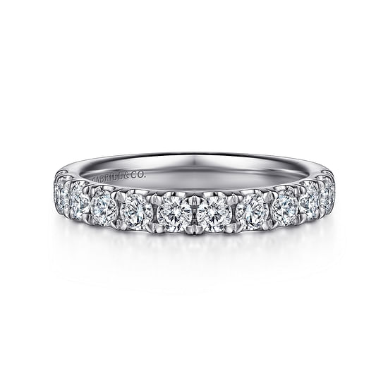 Gabriel - 14K White Gold Diamond Matching Wedding Band