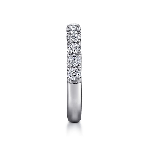 14K White Gold Diamond Matching Wedding Band