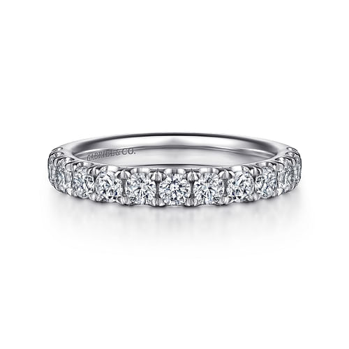 14K White Gold Diamond Matching Wedding Band