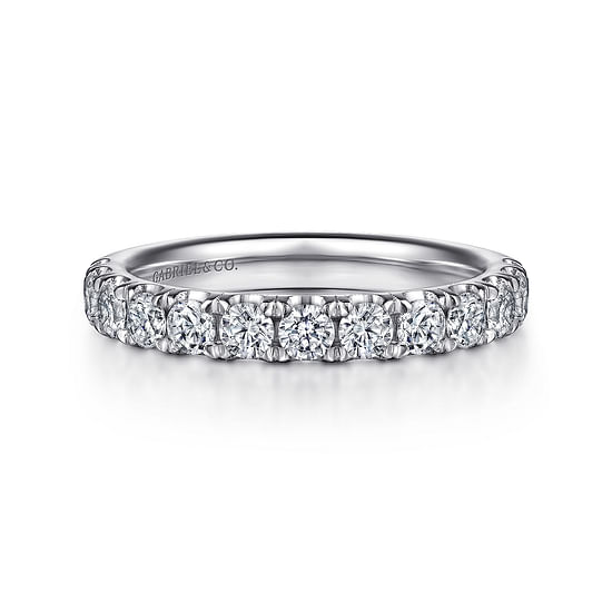 Gabriel - 14K White Gold Diamond Matching Wedding Band