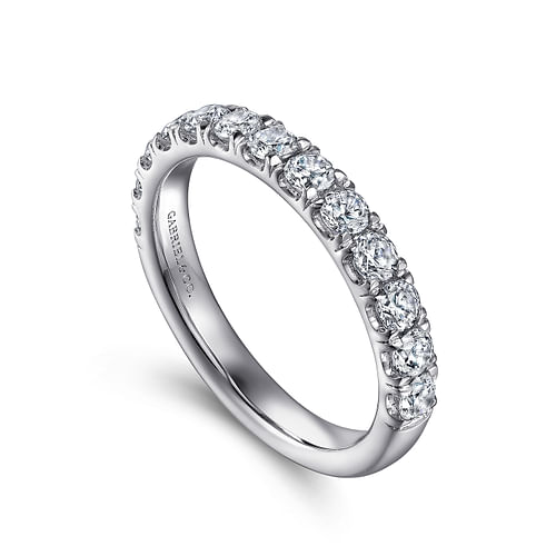 14K White Gold Diamond Matching Wedding Band